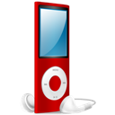 iPod Nano red on icon